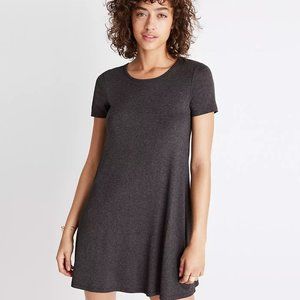 Madewell Swingy Tee Dress Indigo Blue XS